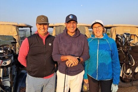 Michael Schaab, Jerry Koonar, and Patti Shannon at Calgary Health Foundation’s 2025 Women’s Health Golf Tournament