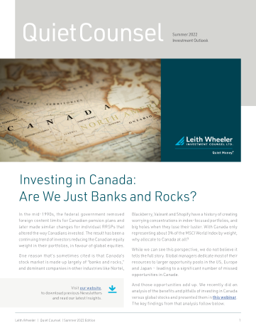 Investing in Canada: Are We Just Banks and Rocks?